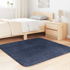 Tappeto Vidaxx a pelo lungo navarra 120x120 cm poliestere blu navy