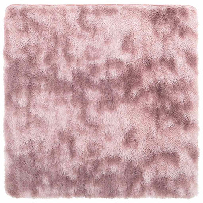 Vidaxx tappeto a pelo lungo navarra 160x160 cm poliestere rosa antico