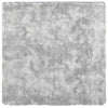 Vidaxx alfombra de pelo largo navarra 160x160 cm poliéster gris plata