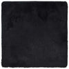 Vidaxl hoogpolig vloerkleed navarra 200x200 cm polyester zwart