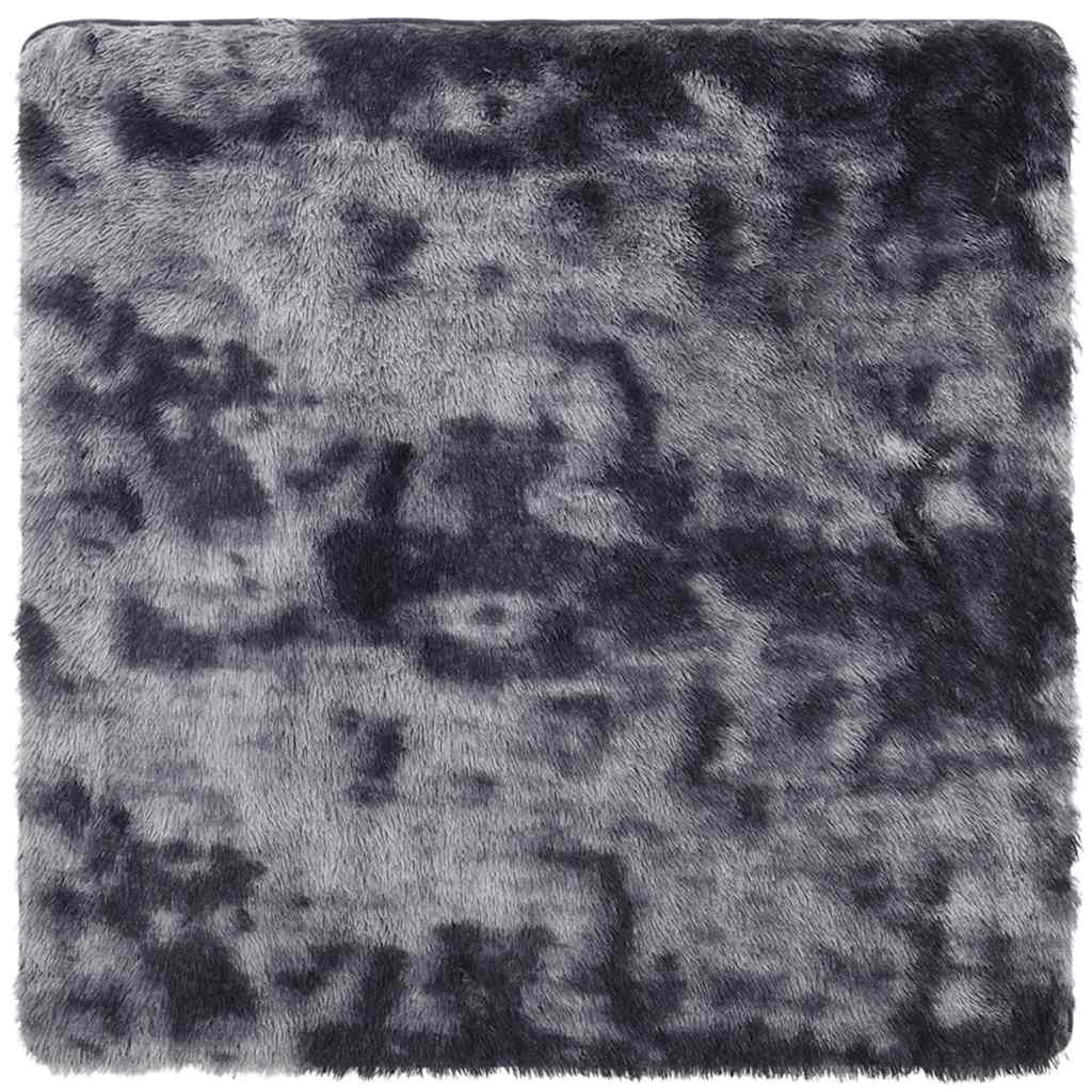 Vidaxx tappeto a pelo lungo navarra 200x200 cm poliestere grigio scuro