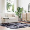 Vidaxx alfombra de pelo largo navarra 200x200 cm poliéster gris oscuro