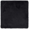 Vidaxl hoogpolig vloerkleed navarra 240x240 cm polyester zwart