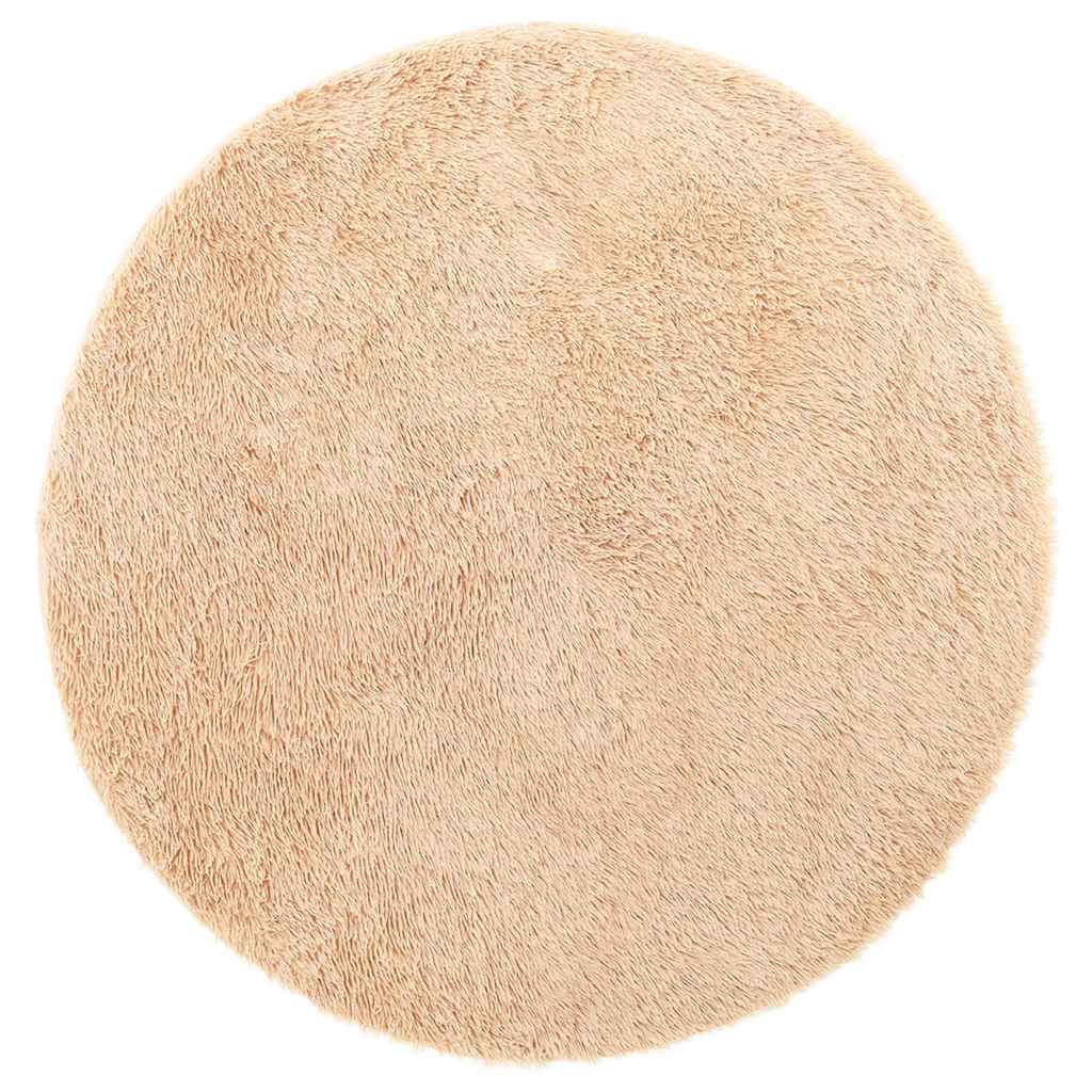 Tappeto Vidaxx a pelo lungo Navarra 100x100 cm poliestere beige