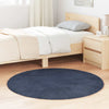 Tappeto Vidaxx a pelo lungo navarra 120x120 cm poliestere blu navy