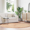 Tappeto Vidaxx a pelo lungo Navarra 200x200 cm poliestere beige