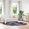 Vidaxl hoogpolig vloerkleed navarra 240x240 cm polyester donkergrijs