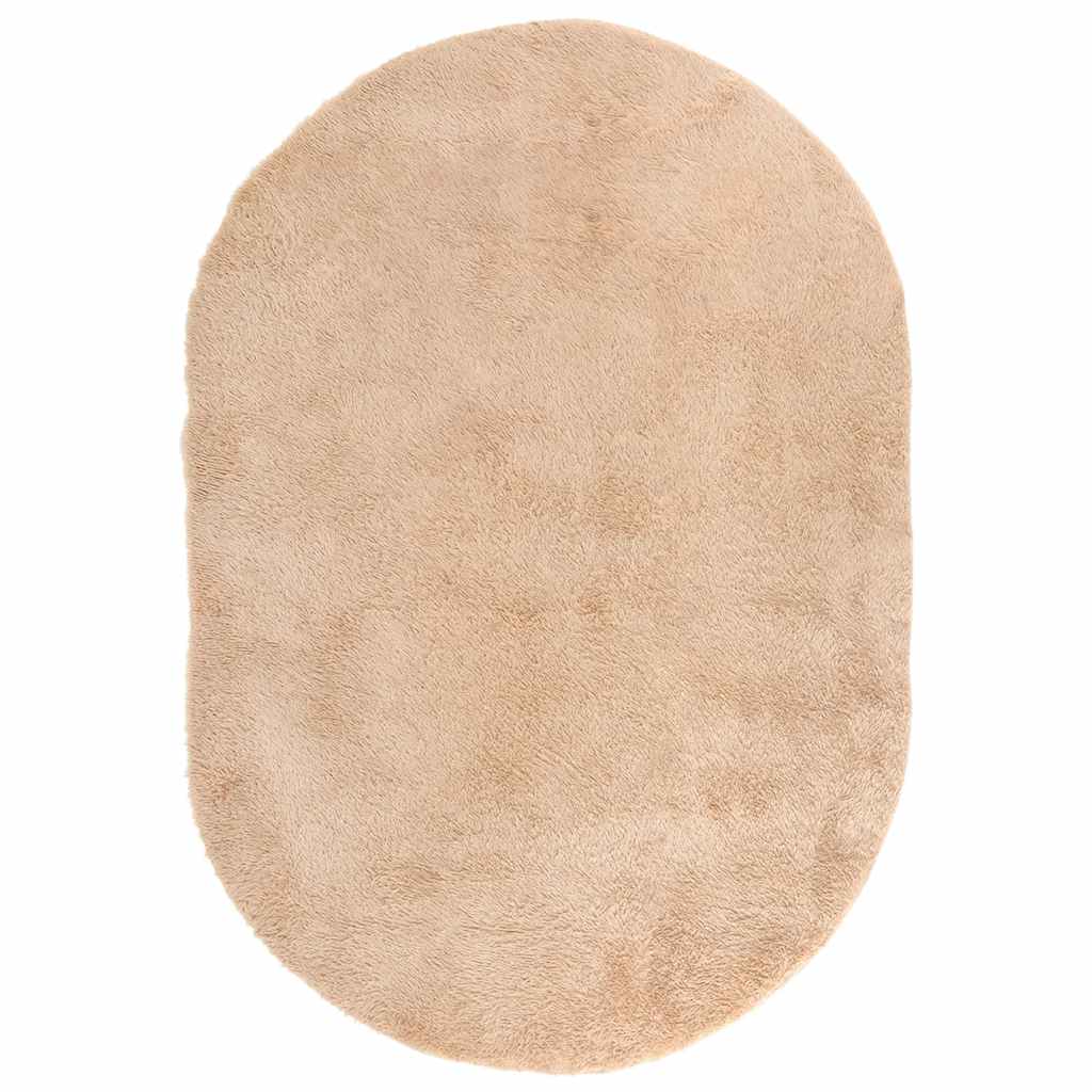 Tappeto Vidaxx a pelo lungo Navarra 300x200 cm poliestere beige