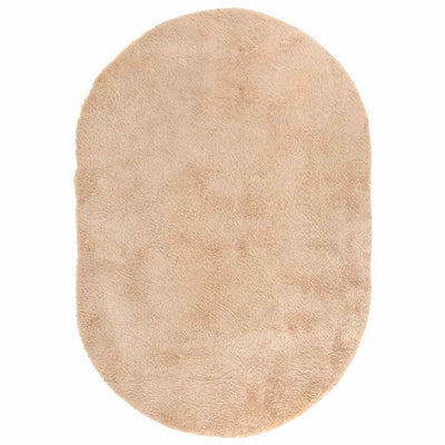 Vidaxl hoogpolig vloerkleed navarra 300x200 cm polyester beige