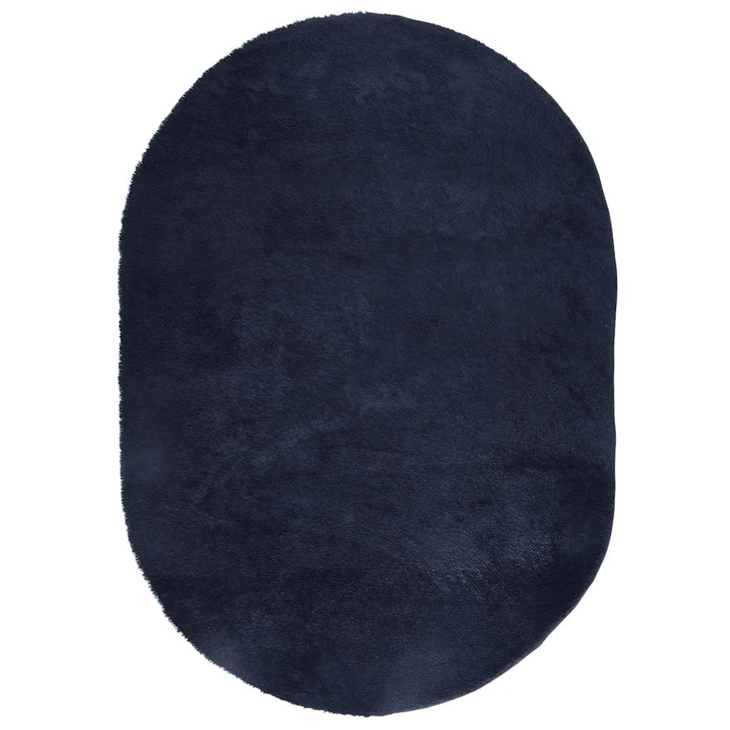 Tappeto Vidaxx a pelo lungo navarra 300x200 cm poliestere blu navy