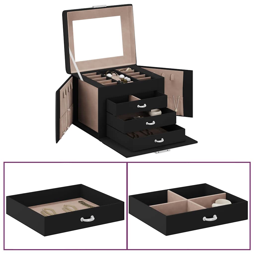 Portagioie Vidaxx Specchio a 4 strati con serratura 22,5x17,5x16,5 cm
