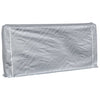 Camino Vidaxl con copertura di pioggia 300x25x150 cm Acciaio zincato