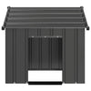 Loft per cani Vidaxl con tetto 85x107x81 cm in acciaio zincato
