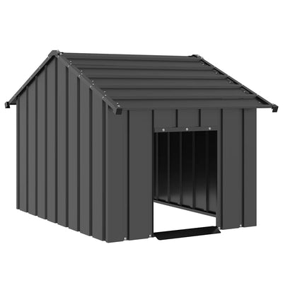 Vidaxl Loft con techo 83x130x85 cm de acero galvanizado