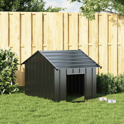 Vidaxl Loft con techo 83x130x85 cm de acero galvanizado