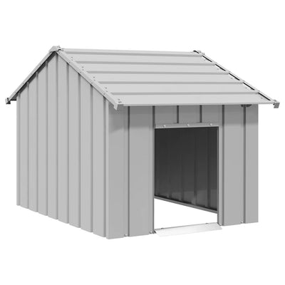 Vidaxl Dog Loft con tetto 83x130x85 cm Acciaio zincato