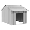 Vidaxl Loft con techo 83x130x85 cm de acero galvanizado