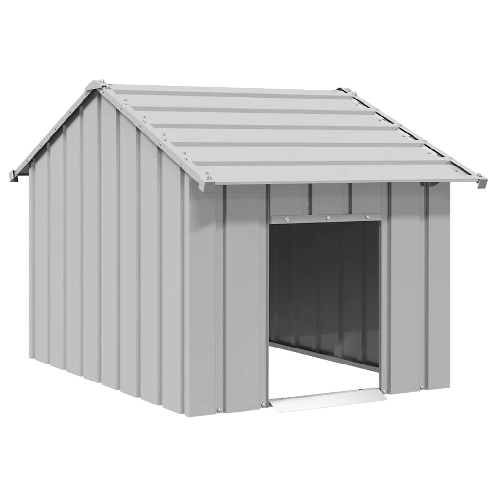 Vidaxl Loft con techo 83x130x85 cm de acero galvanizado