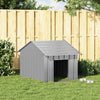 Vidaxl Loft con techo 83x130x85 cm de acero galvanizado