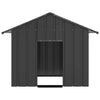 Vidaxl Loft con techo 131x101x102 cm de acero galvanizado