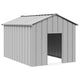 Vidaxl hondenhok met dak 113x153x101 cm gegalvaniseerd staal