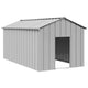 Vidaxl Loft con techo 114x202x101 cm de acero galvanizado