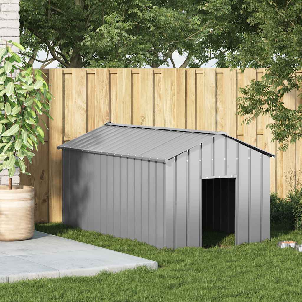 Vidaxl Loft con techo 114x202x101 cm de acero galvanizado