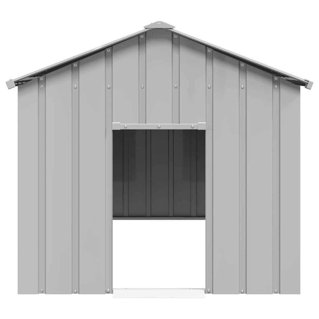 Vidaxl Loft con techo 114x202x101 cm de acero galvanizado