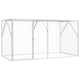 Gabbia per uccelli Vidaxl antracite 208 x 102 x 108 cm in acciaio zincato