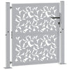 Puerta vidaxxl con diseño de hoja 100x100 cm acero resistente a la intemperie