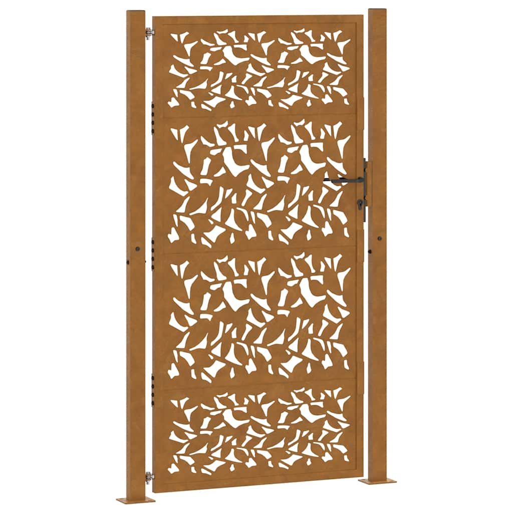Puerta vidaxxl con diseño de hoja 100x200 cm acero resistente a la intemperie