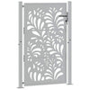 Vidaxl poort met golfontwerp 100x150 cm weervast staal