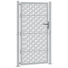 Cancello Vidaxxl con design a croce 100x175 cm in acciaio resistente alle intemperie