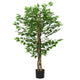VidaXL planta ficus artificial 788 hojas 120 cm verde