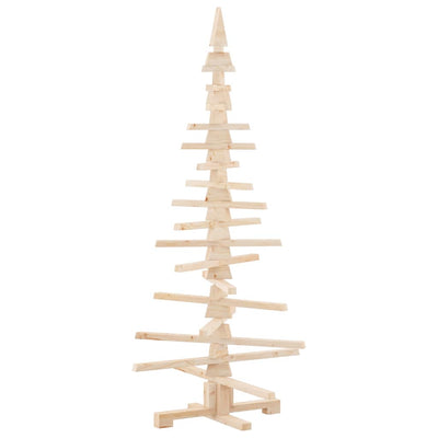 Vidaxl houten kerstboom ter decoratie 150 cm massief grenenhout