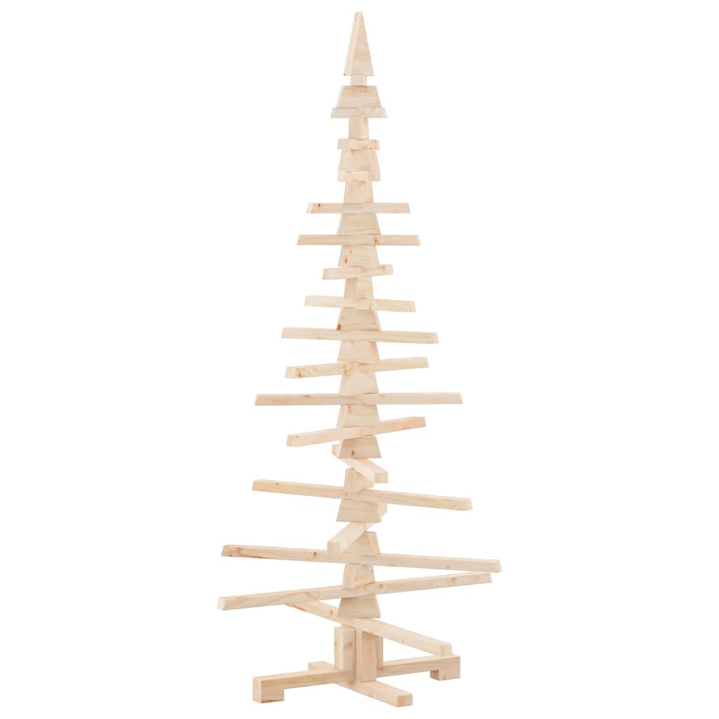 Albero di Natale in legno Vidaxx per decorazione 150 cm in legno di pino massiccio