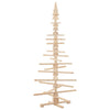 Vidaxl kerstdecoratie kerstboom 180 cm massief grenenhout