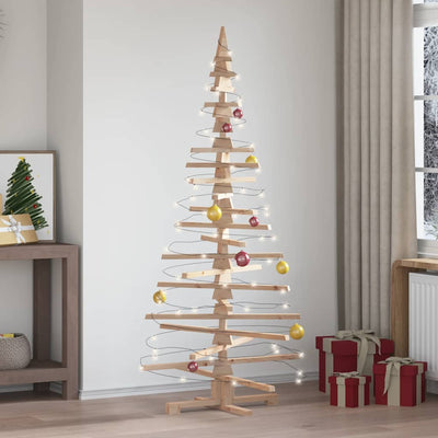 Vidaxx Decorazione natalizia Albero di Natale 180 cm in legno di pino massiccio