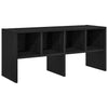 Vidaxl Shoe Rack Cillable 89.5x30x40 cm de roble negro coloreado