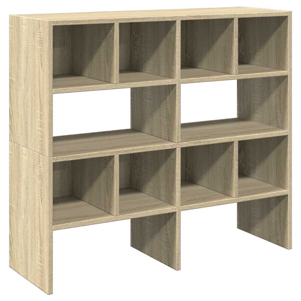 Vidaxl Ratchs Shops 2 St Stackable 89.5x30x40 CM Sonoma Oak Color
