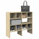 Vidaxl Ratchs Shops 2 St Stackable 89.5x30x40 CM Sonoma Oak Color