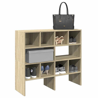 Vidaxl Ratchs Shops 2 St Stackable 89.5x30x40 CM Sonoma Oak Color