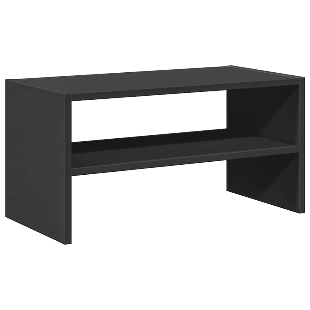 Vidaxl Shoe Rack Cillable 60x30x30.5 cm de roble negro coloreado