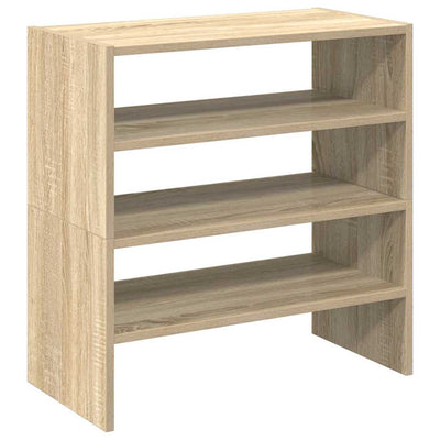 Vidaxl Ratchs 2 st apilable 60x30x30.5 cm Color de roble Sonoma