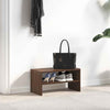 VIDAXL Schermo scarpa impilabile 60x30x30.5 cm Colore in rovere marrone