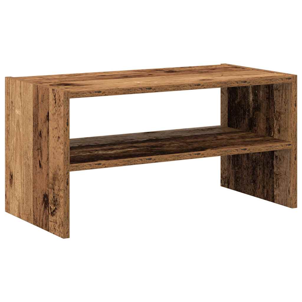 VIDAXL Schermo scarpe IMPLEGGIABILE 60x30x30.5 cm Old Woochered