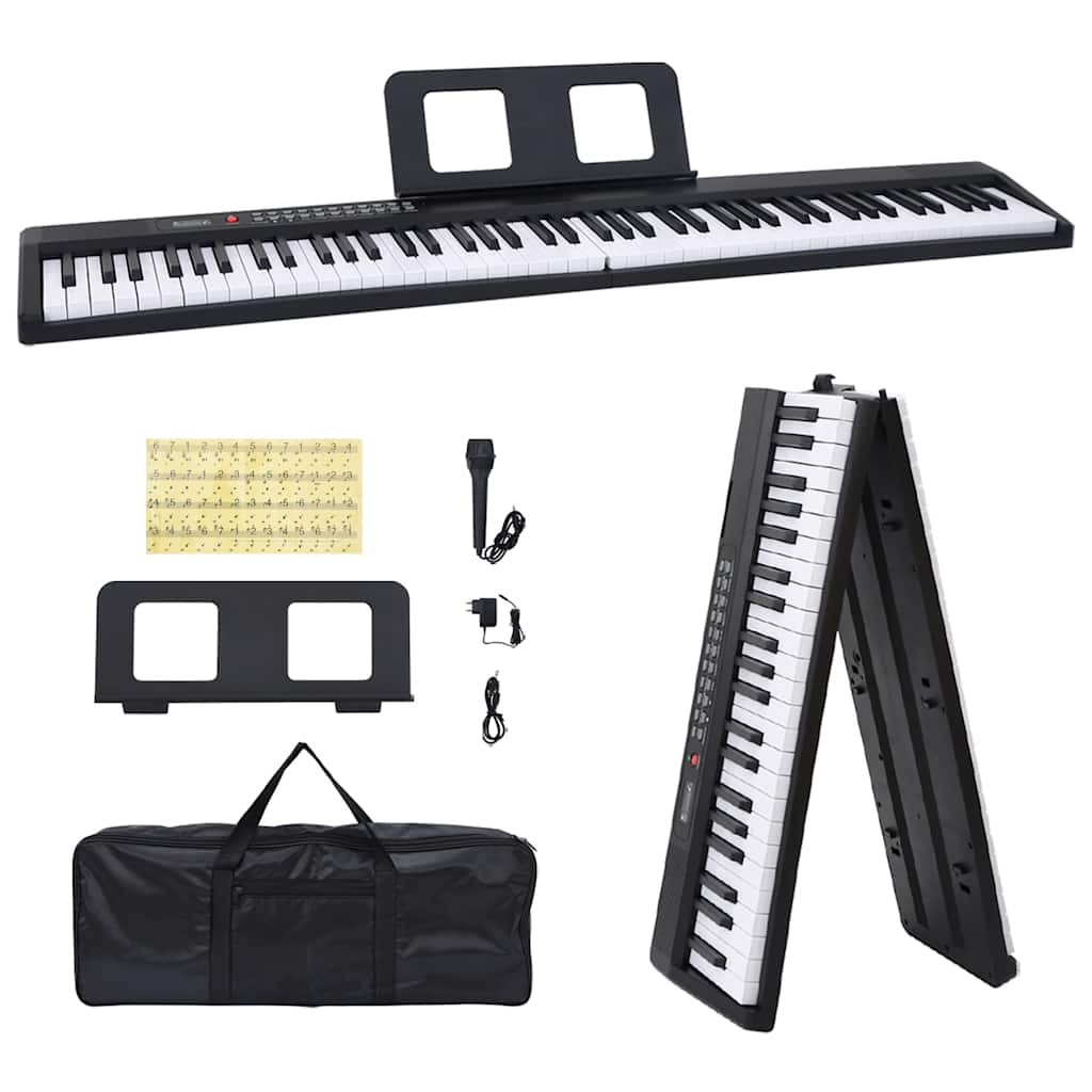 Vidaxl 88 Keys Piano Electric Keyboard con música estándar