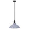 Lampada a sospensione Vidaxx regolabile in altezza e27 ø31 cm in metallo grigio lucido