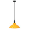 Vidaxx lampada a sospensione regolabile in altezza e27 ø31 cm in metallo giallo lucido