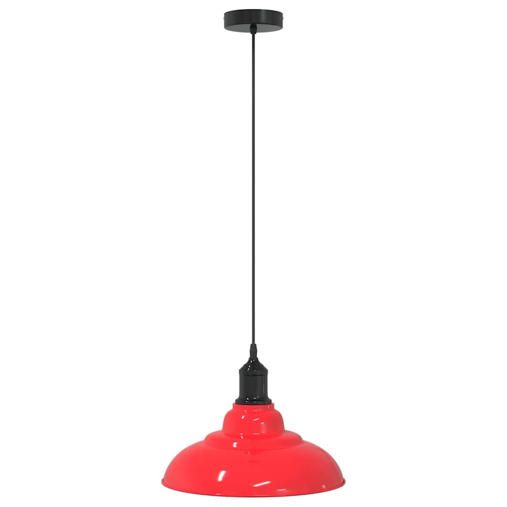 Lampada a sospensione Vidaxx regolabile in altezza e27 ø31 cm in metallo rosso lucido
